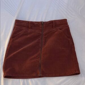 SO Brown Mini Skirt Casual Work